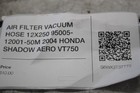 Air Filter Vacuum Hose 12x250 95005-12001-50m 2004 Honda Shadow Aero Vt750