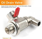 Oil Drain Valve 14mm-1 5 For John Deere Honda Briggs Stratton L130 D140