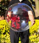 36  Clear Bobo Bubble Balloons - 8 Pcs Large Transparent Reusable Party Decor