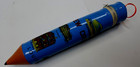 Vintage 1970s Souvenir Vinyl Coated New Orleans Zippered Pencil Shaped Case 10 