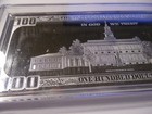 2026  Discounted  100 Franklin  Note   4oz  Silver Bar   Hard Case    2 5  X 6 