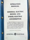 Diesel Engine-mechanical Operating Manual Model U25  Diesel-electric Locomotive