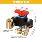 Car Battery Shut-off Switch  Battery Disconnect Switch With Knob Control  Pure 