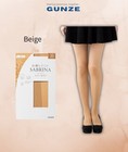 Gunze Sabrina Smooth Sheer Tights 30d Beige M-l 3 Pairs Run-resistant Japan