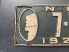 Antique 1926 4-digit New Hampshire License Plate Old Man Of The Mountain