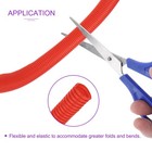 50ft 3 4 Inch Red Wire Loom Split Tubing Cord Protectors Flexible Conduit