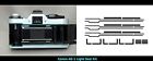 Canon Light Seal Replacement Kit For Ae-1 Program A-1 Pre-cut 3 Sets Japan