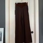 Vintage Town Sport 1970s Flare Pants Brown High Waist Wide Leg Pants Sz 12