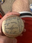 1969 Chicago Cubs Team Signed Official Nl Baseball Ernie Banks Ron Santo Jsa Coa