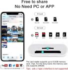 2pack Sd tf Card Reader For Iphone Ipad To Sd Adapter Trail Game Camera Viewer