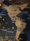 Scratch Off Large Travel Destination Tracker World Map Poster Brand New
