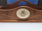 Vtg Pfaltzgraff Village Wooden Caddy Tray Utensil Holder Organizer 14x9 Emblem 