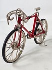 Vintage Antique Small Scale Replica Bicycle Working Parts Wood Metal Sculpture