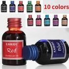 30ml Pure Color Fountain Pen Ink Refill Universal Bottled Ink School Office