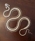 Real Animal Skull - Professional Taxidermy Snake Skeleton For Education   Gifts