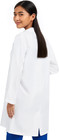 Lab Coat For Women With 3 Pockets  White Unisex Medical Coat  Relaxed Fit  