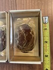 Vtg Russ Berrie Lace Potpourri Ornaments Egg Shaped Bows Roses Rare Grannycore