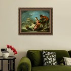 Framed Canvas Print Art The Four Seasons     Winter By Francois Boucher Home Decor