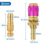 Water-cooled   Gas Adapter Quick Connector Fitting Fit Tig Welding Torch Intake