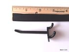  100 Pack  2 Inch Black Plastic Peg Kit  Garage Shelf Hanger Pegboard Hooks Usa