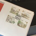 Guernsey First Day Cover  Fdc 100 Years Of Museums 1986 Castle Cornet Forts