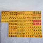 Vintage Chinese Mah Jongg Set 144 Butterscotch Tiles Bakelite Catalin   Case