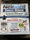 Neilmed Sinus Rinse 60 Sachets Kit   240ml Bottle Nasal Congestion And Allergies