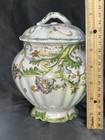 Antique Japanese Npsk Hand Painted Porcelain Jar With Lid
