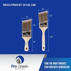Pro Grade - Paint Brushes - Paint Brush Set  2 5  A 3pc  Var 