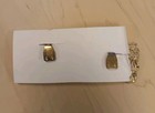 Vintage Musi Shoe Clips Rhinestone Set Gold Tone Signed