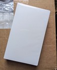 9 White Vhs Clamshell Cases Snap-close Design 4-3 4  X 7-7 8  X 1 