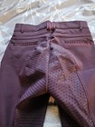 Imperial Riding Women s Bordeaux Silicone Riding Breeches Pants Size 38 Waist 28