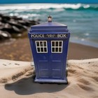 Police Public Call Box Doctor Who Logo Bbc 2004 Tardis Blue Lights And Sound Bin
