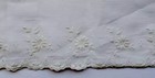 Vintage Lace Trim Sewing A12 Fabric Remnant 11 5  X 26 