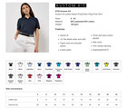 Personalised Embroidered Text Kustom Kit Klassic Polycotton Polo Shirt Women Top