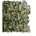Antique  Mottled Green Aetco 1907 Fireplace Tile 63 Full 40 Partial Tiles