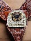 Ustrc Team Roping Association Silver Trophy Buckle Actra  Western Breast Collar