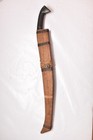 Vintage Wwii Filipino Philippines Palang Bolo Knife sword W wood Sheath Antique