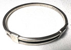 Vintage Taxco 925 Sterling Silver Hinged Bangle Bracelet Signed Tc 241 Mexico