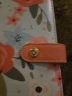 Carpe Diem  6 Rings Binder planner Floral With Inserts- Pink Coral Blue Green 