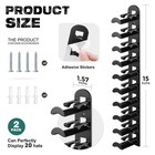 Hat Hook For Wall  2 Pack Hat Organizer Hold Up To 20 Hats hat Holder With