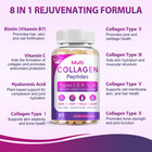 Collagen Peptides Capsules For Women Collagen Protein Type I  Ii  Iii  V  X Usa