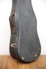Vintage Antique Violin Case Faux Alligator G s Chicago Purple Interior Coffin