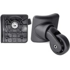 Replacement Luggage Wheel Repair Suitcase Bag Parts Spinner Wheels Casters Black