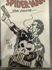 Spiderman 800 - Signed John Romita - Bob Hall Original Art Punisher - Cgc 9 8
