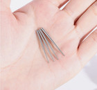 3pc 14g 16g 18g Stainless Steel Internally Threaded Piercing Taper Insertion Pin