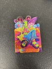 Vintage Y2k Lisa Frank Glitter Groovy Zip Planner Organizer   Notepad And Charm