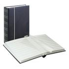 Stamp Album Elegant Nubuk Black 60 White Pages Lindner 1180-s