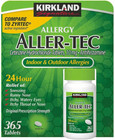 Kirkland Signature Aller-tec  365 Tablets Free Shipping