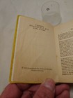 Langenscheidt Tiny Miniature Dictionary  1958 Germany Yellow Good Shape Vintage